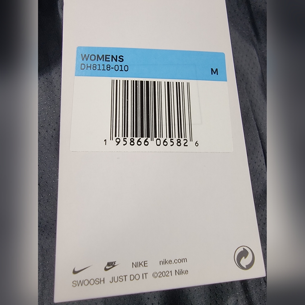 Nike Rain Repel Track Pants Womens Medium Black Running Training Water Resistant - Picture 2 of 15